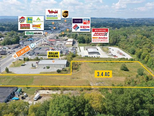 Chattanooga 3.4 Acres, 21K Vpd : Chattanooga : Hamilton County : Tennessee