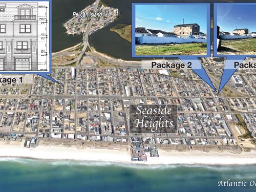 50'X100' Residential Building Lot : Seaside Heights : Ocean County : New Jersey