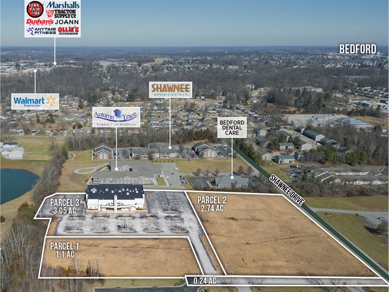 Ideal Redevelopment Parcel, 7.14 Ac : Bedford : Lawrence County : Indiana