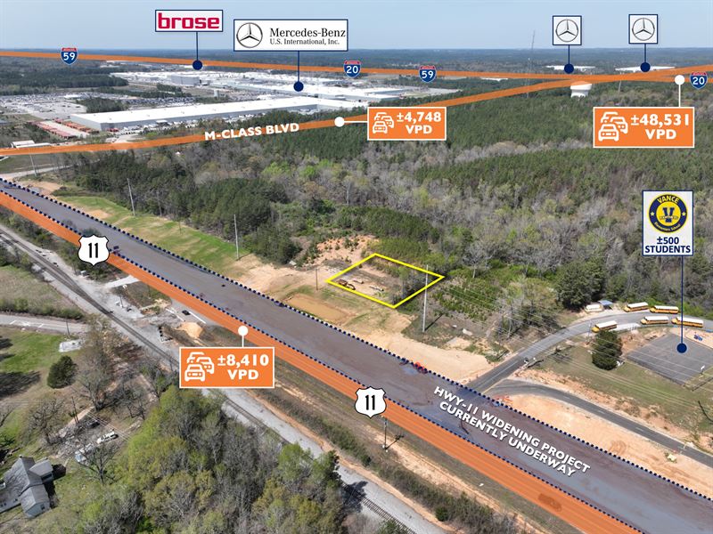 Development Site, Tuscaloosa County : Vance : Tuscaloosa County : Alabama