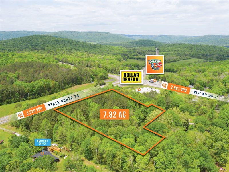 7.8 Acre Parcel, Huntsville Csa : Scottsboro : Jackson County : Alabama