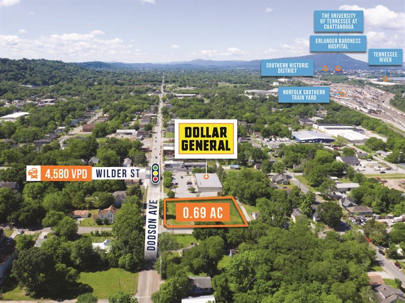 Dollar General Adjacent, 0.69 Acre : Chattanooga : Hamilton County : Tennessee