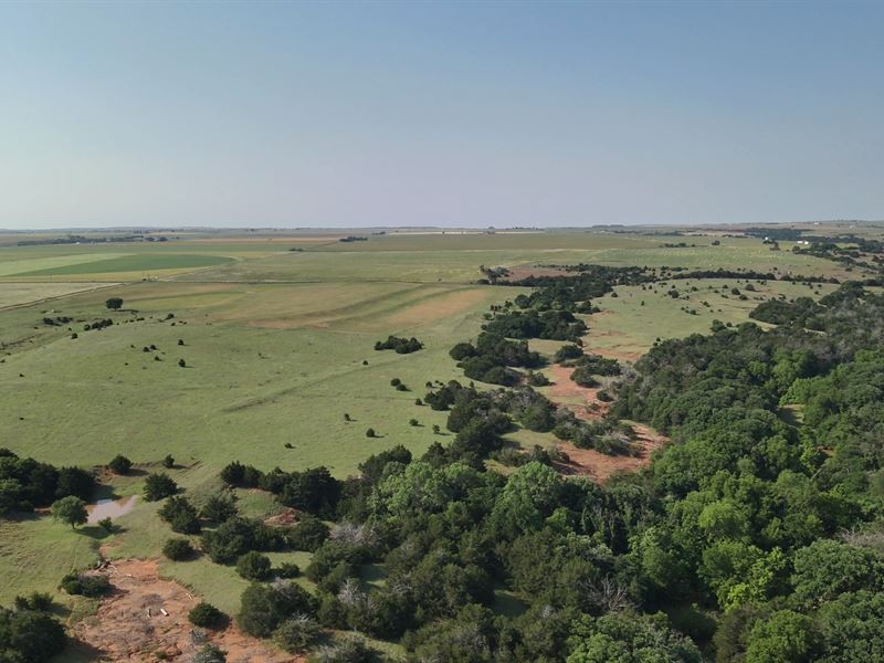 160+/- Acres of Grassland / Timber : Hydro : Caddo County : Oklahoma
