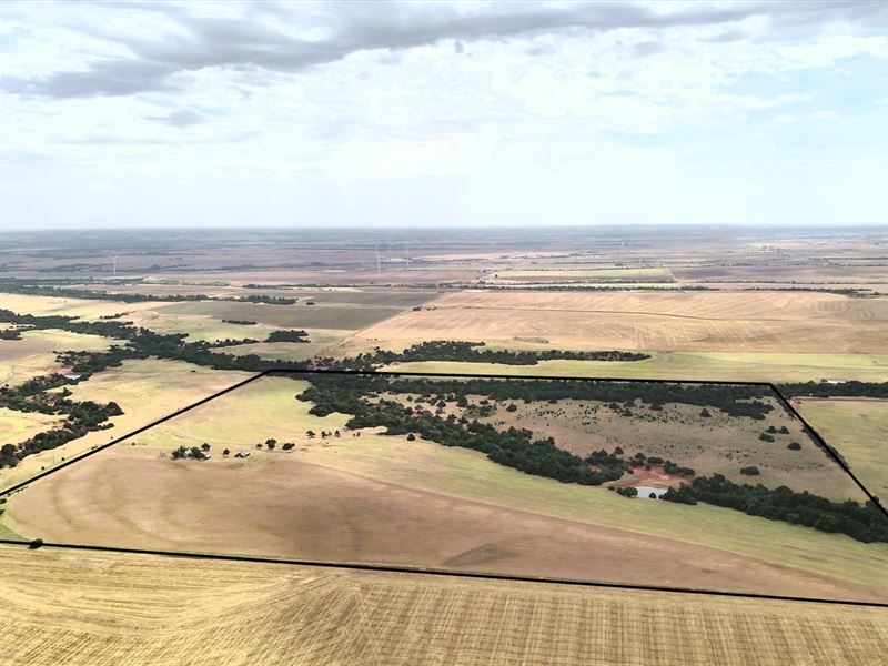 160+/- Acres Land Auction : Hinton : Caddo County : Oklahoma