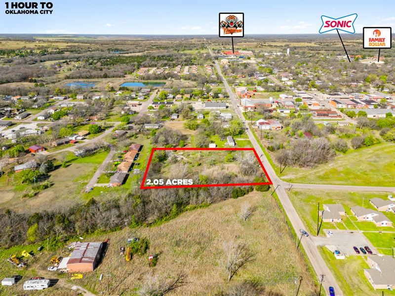 Oklahoma, City Msa 2 Acre Parcel : Konawa : Seminole County : Oklahoma
