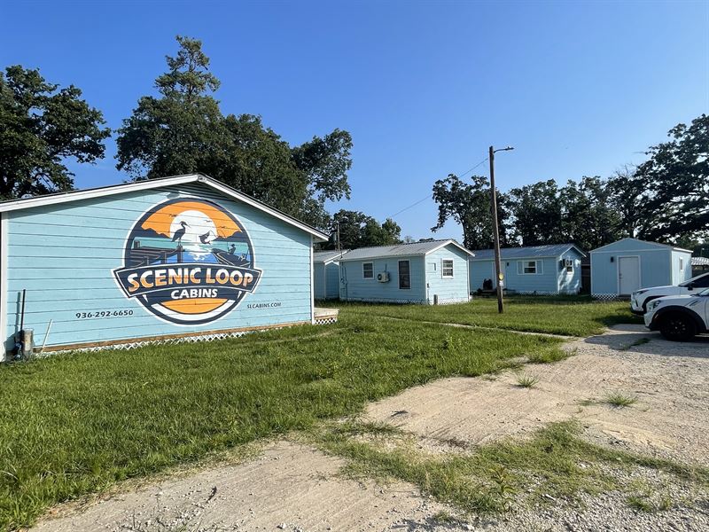 Income Producing Cabins : Livingston : Polk County : Texas