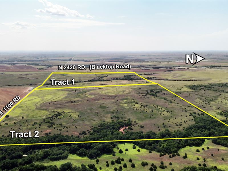 320+/- Acres of Grassland, Timber : Weatherford : Custer County : Oklahoma