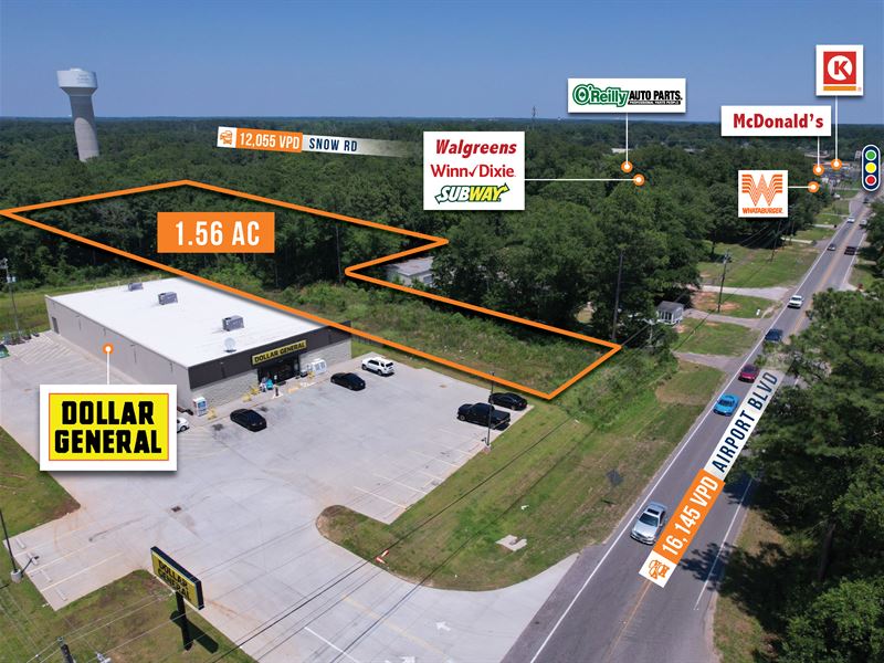 1.56 Acre Parcel, High Pop Growth : Mobile : Mobile County : Alabama