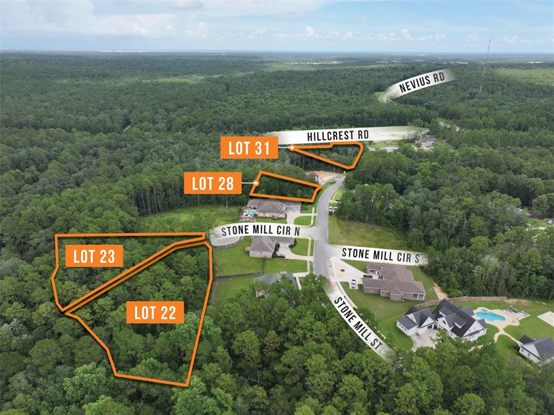Custom Home Lot Portfolio : Mobile : Mobile County : Alabama