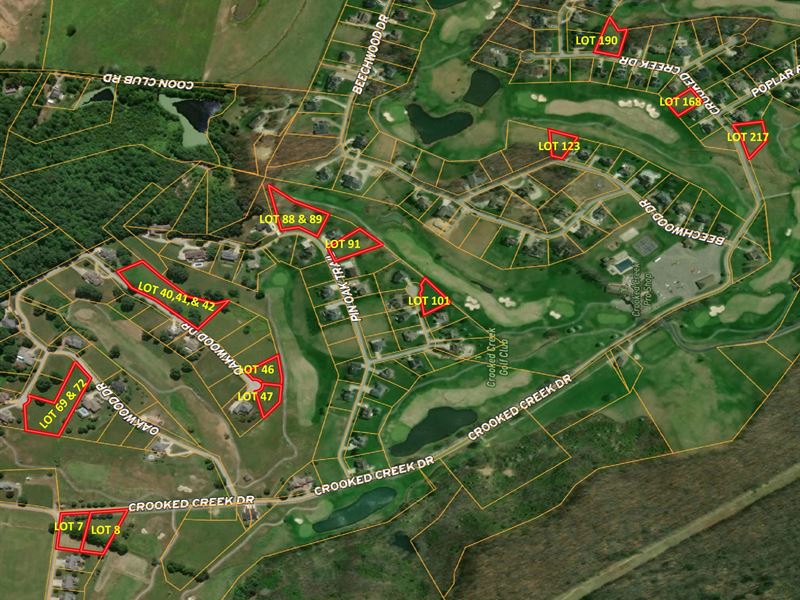 Auction, 17 Country Club Home Sites, Land Auction in Kentucky, 385152