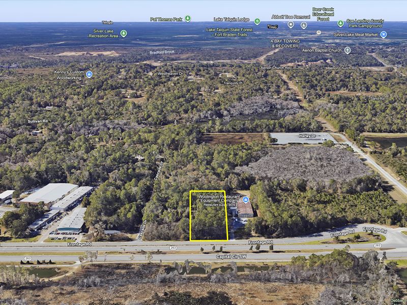 Tallahassee 1.55 Acre Land : Tallah : Leon County : Florida