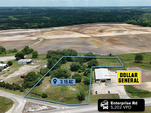 3.15 Ac Parcel, Dollar General Adj : Geneva : Dale County : Alabama
