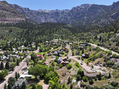 Prime Mountainside Residential Lot : Ouray : Colorado