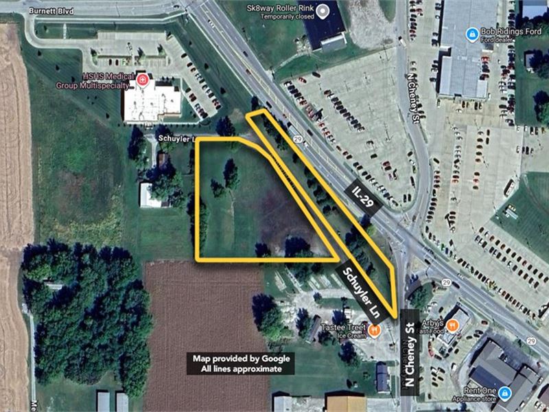 3.54 Ac in Taylorville, IL : Taylorville : Christian County : Illinois