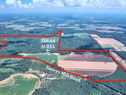 Irrigated Cropland & Woodlands : Dawson : Randolph County : Georgia