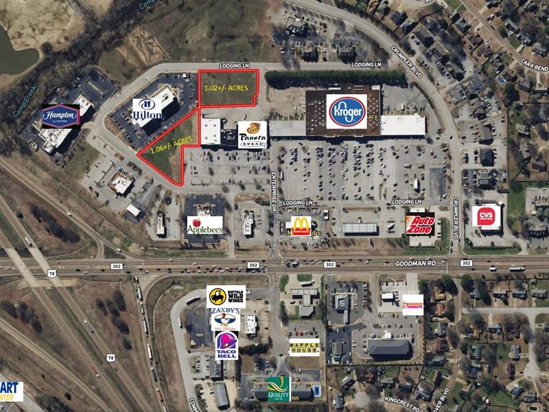 Online Auction Development Land : Olive Branch : DeSoto County : Mississippi