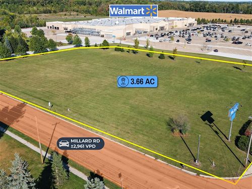 3.66 AC Walmart Outparcel : Three Rivers : Saint Joseph County : Michigan