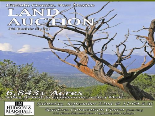 6,843 Ac - Incredible Mtn Property : Capitan : Lincoln County : New Mexico